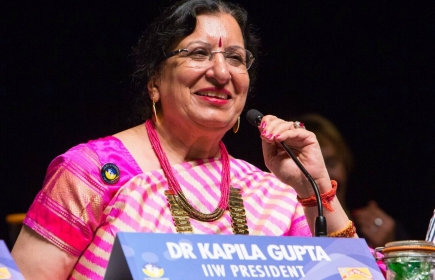 Kapila Gupta, IIW-Präsidentin 2017/2018