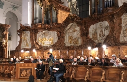 Chorraum der Kathedrale St. Gallen / Choeur de la cathédrale de St-Gall